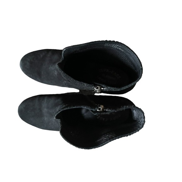Kork-Ease Sherill Booties Ankle Boots Heels Suede Leather Zip Black Womens 9 - Picture 11 of 11